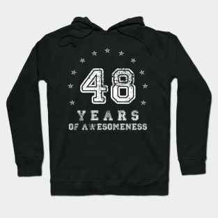 Vintage 48 years of awesomeness Hoodie